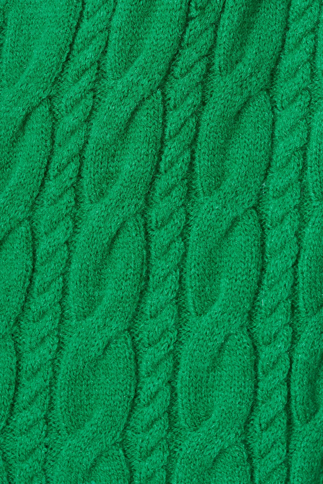 Aberdeen Knit Cardigan In Green Wool Blend