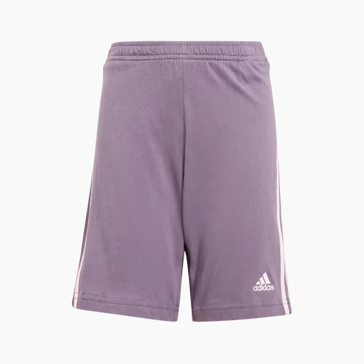 Adidas Essential 3 Stripes Shorts And T-shirt Kids Set (3-8 Years) -Clear Pink