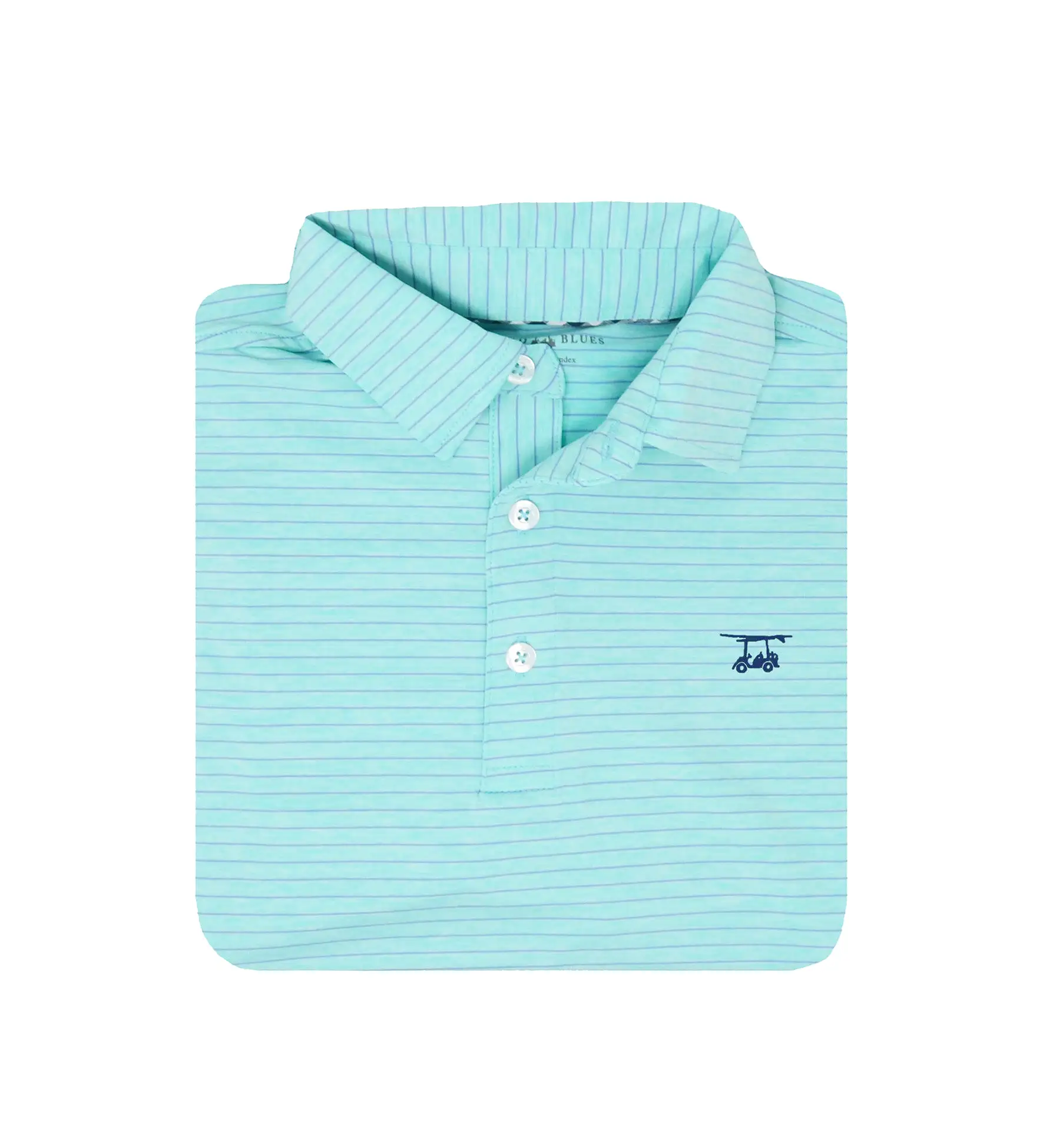 Albatross Youth Polo - Heather Aruba w/ Lavender Stripes