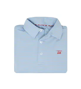 Albatross Youth Polo - Pearl Grey / Bell Stripes