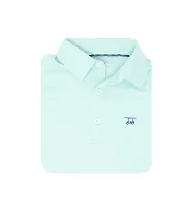 Albatross Youth Polo - Solid Seaglass