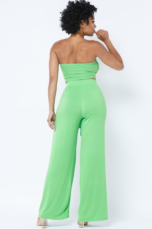 Amina Summer High Waist Pant Set