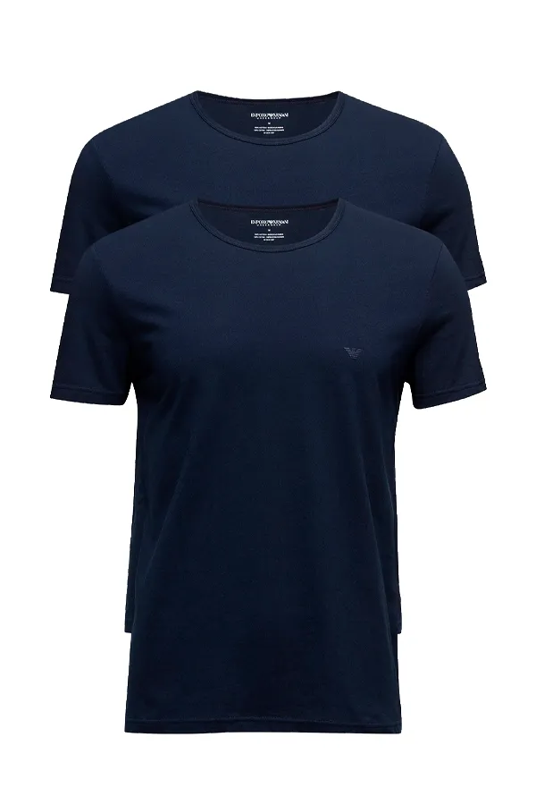 Armani 2-Pack Tee Navy