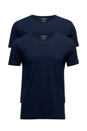 Armani 2-Pack Tee Navy