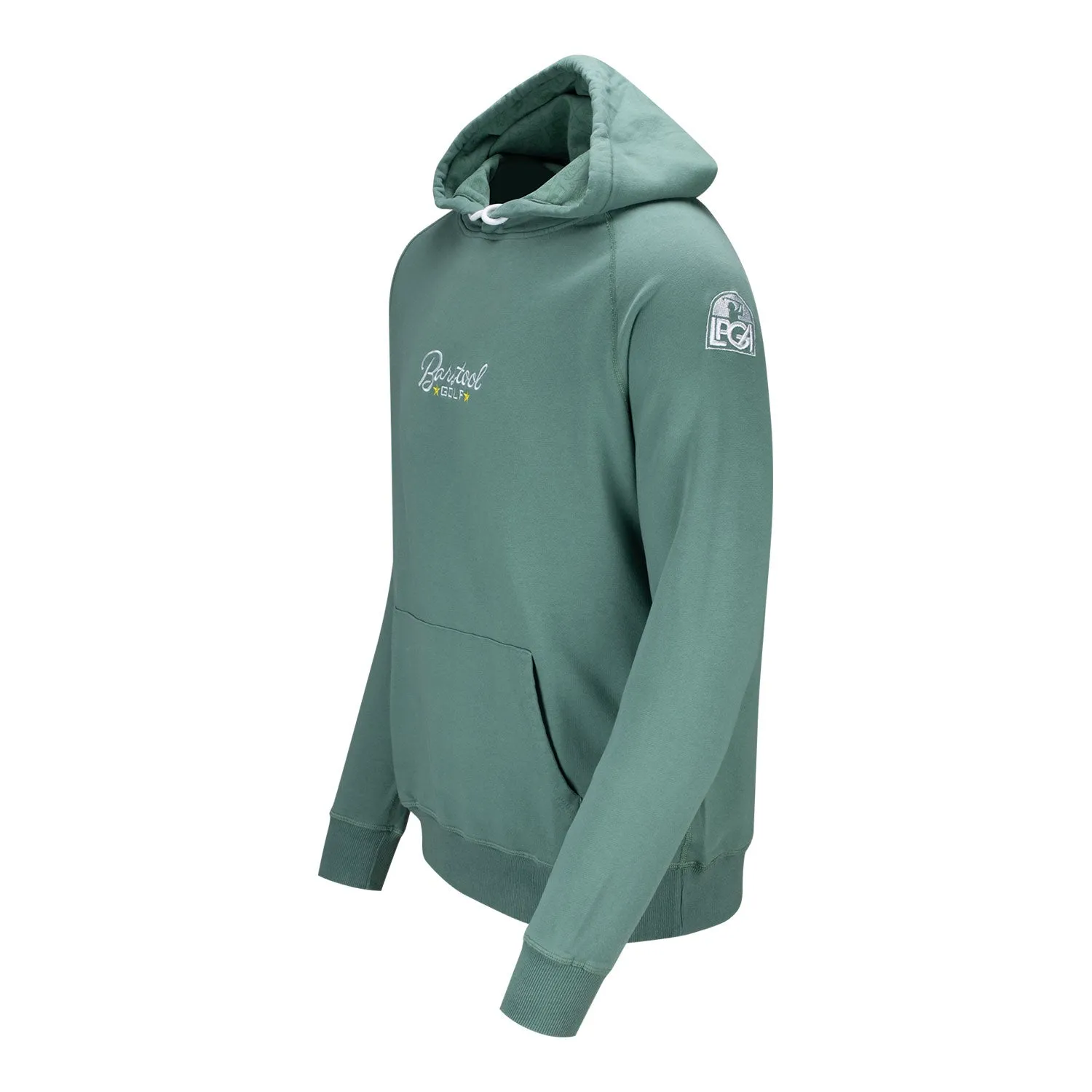 Barstool Golf LPGA Men's Vintage Hoodie in Green