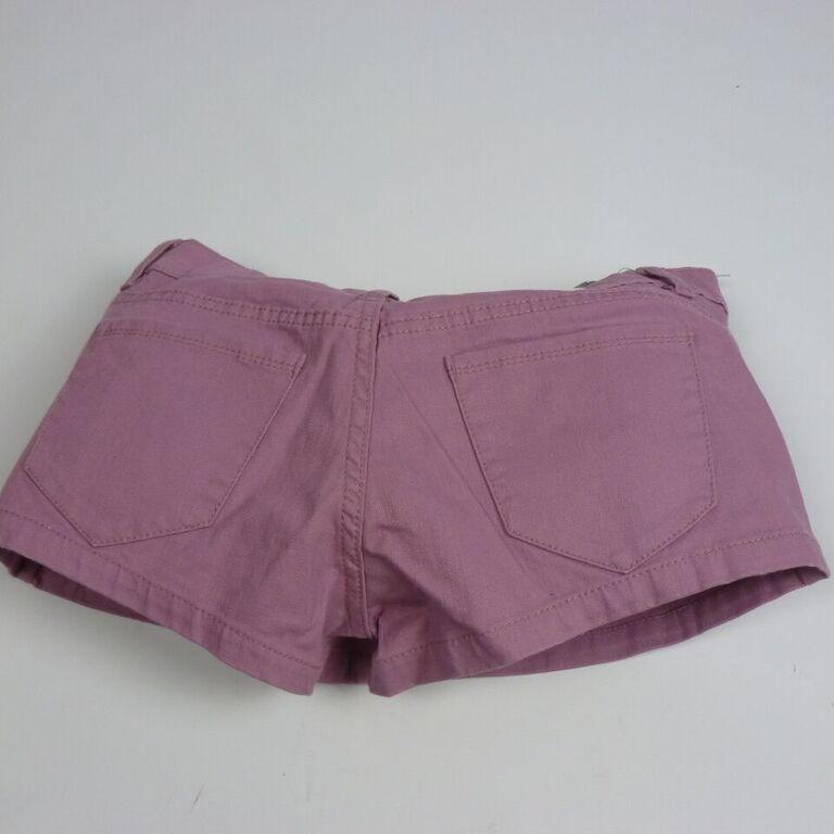 Benetton Denim Shorts Ladies- Light Purple