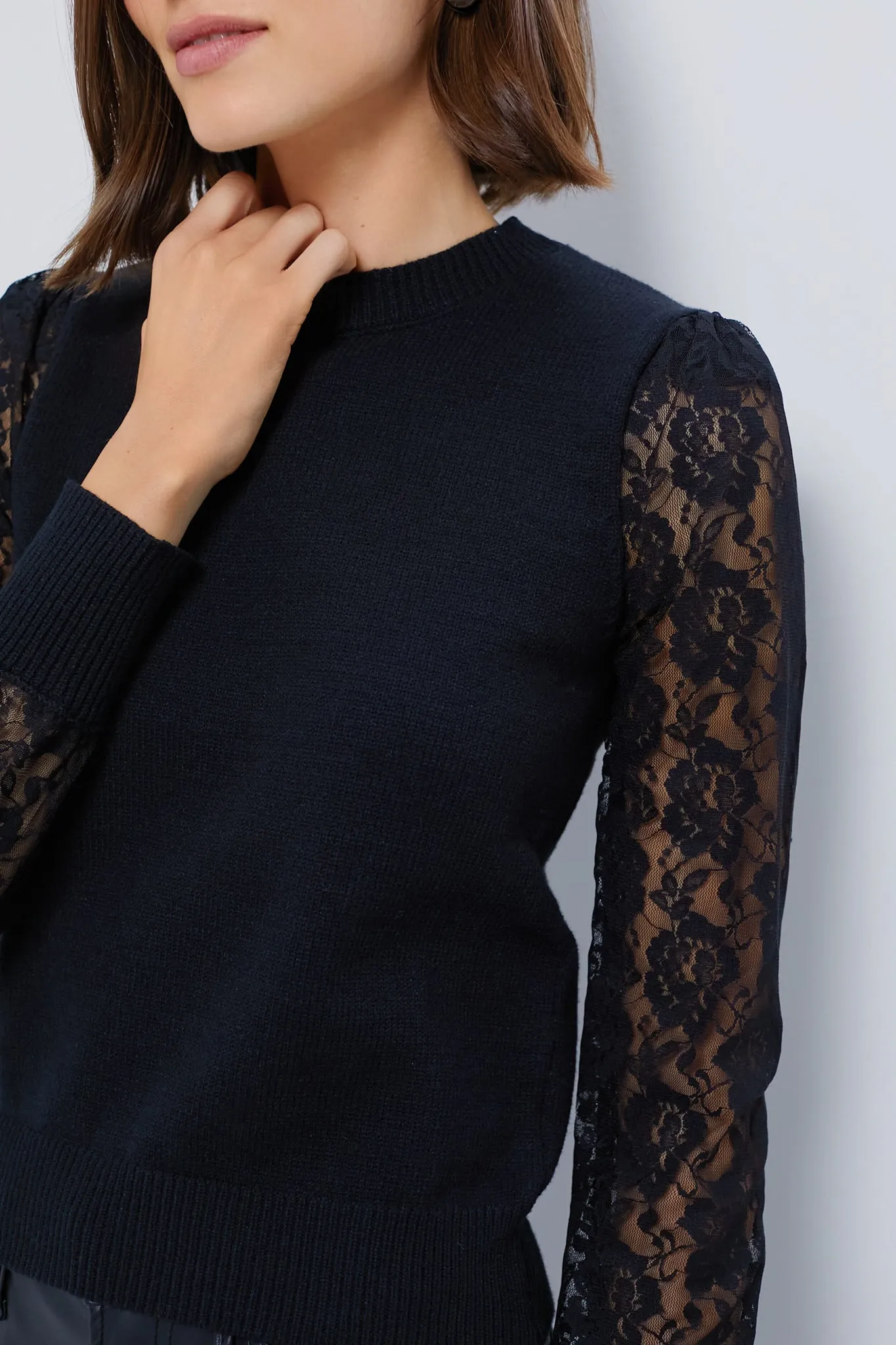 Black Lace Londyn Sweater