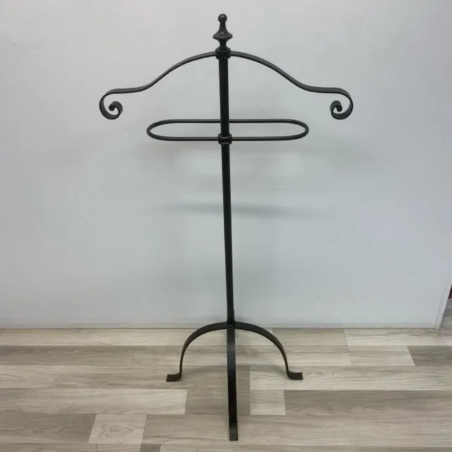 Black Wrought Iron Suit Rack