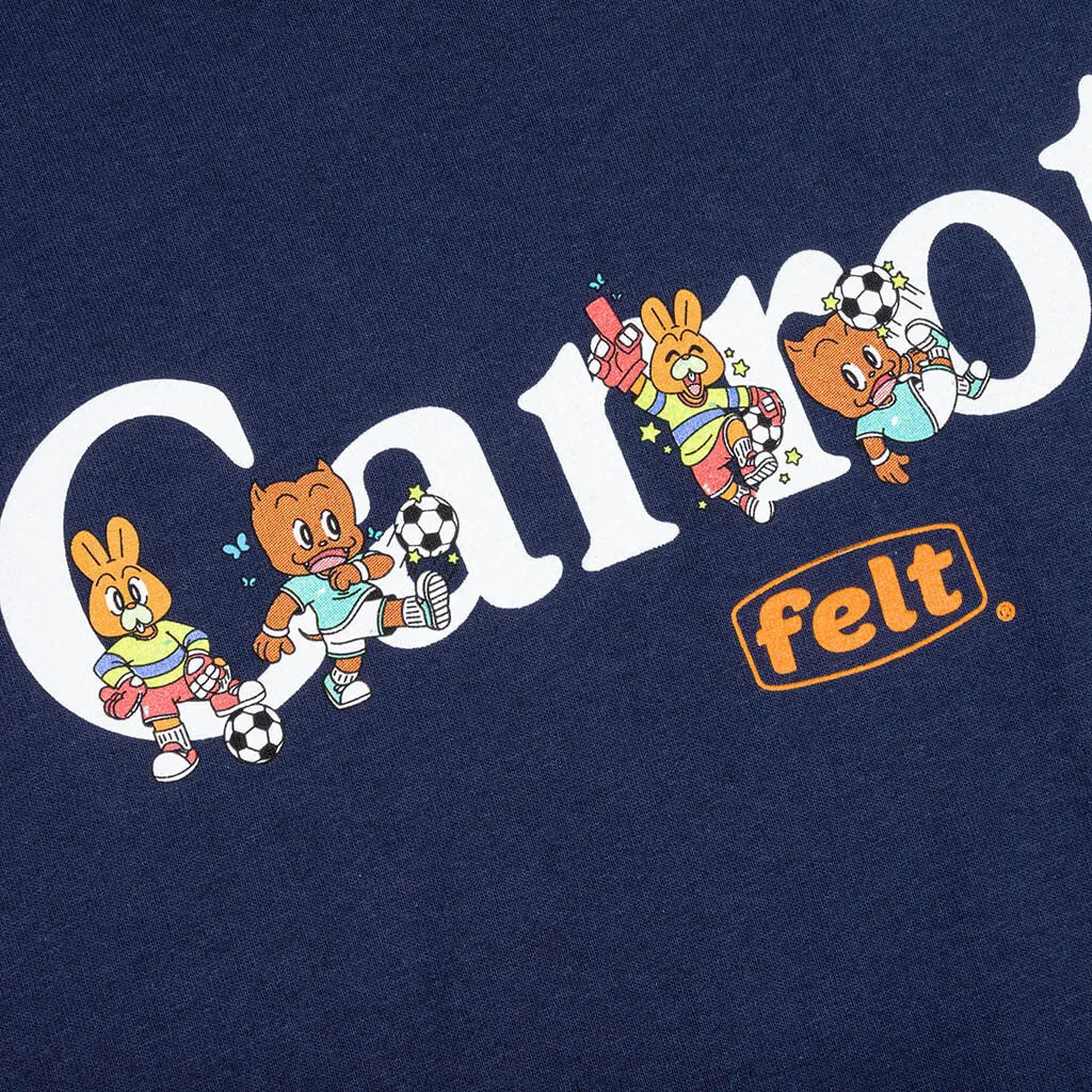 Carrots by Wordmark Tee - Navy