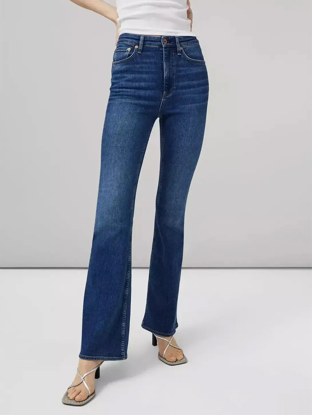 Casey High Waist Flare Jean - Selina