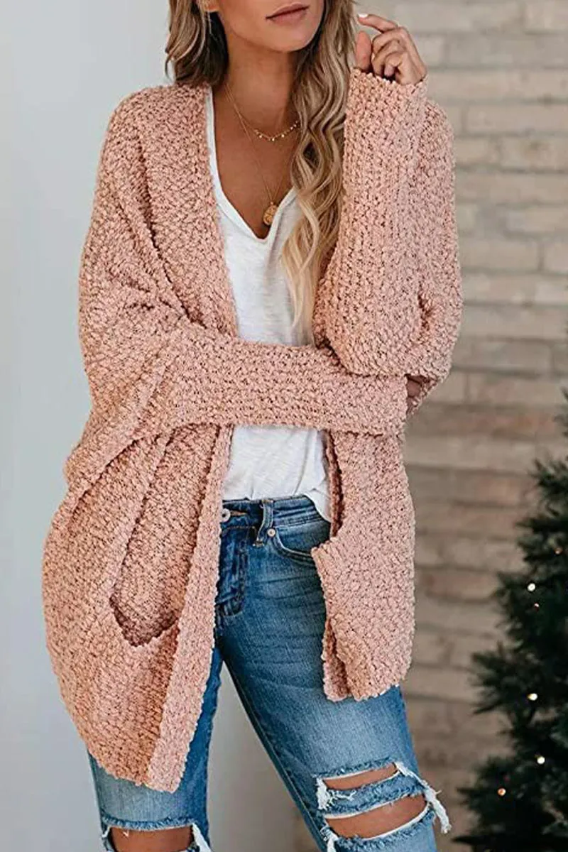 Casual Daily Comfy Bat Sleeve Cardigan(6 colors)