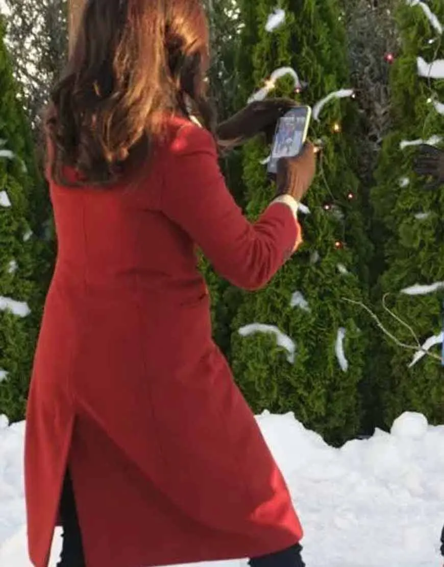 Christmas With The Darlings Katrina Law Coat | Ujackets.com