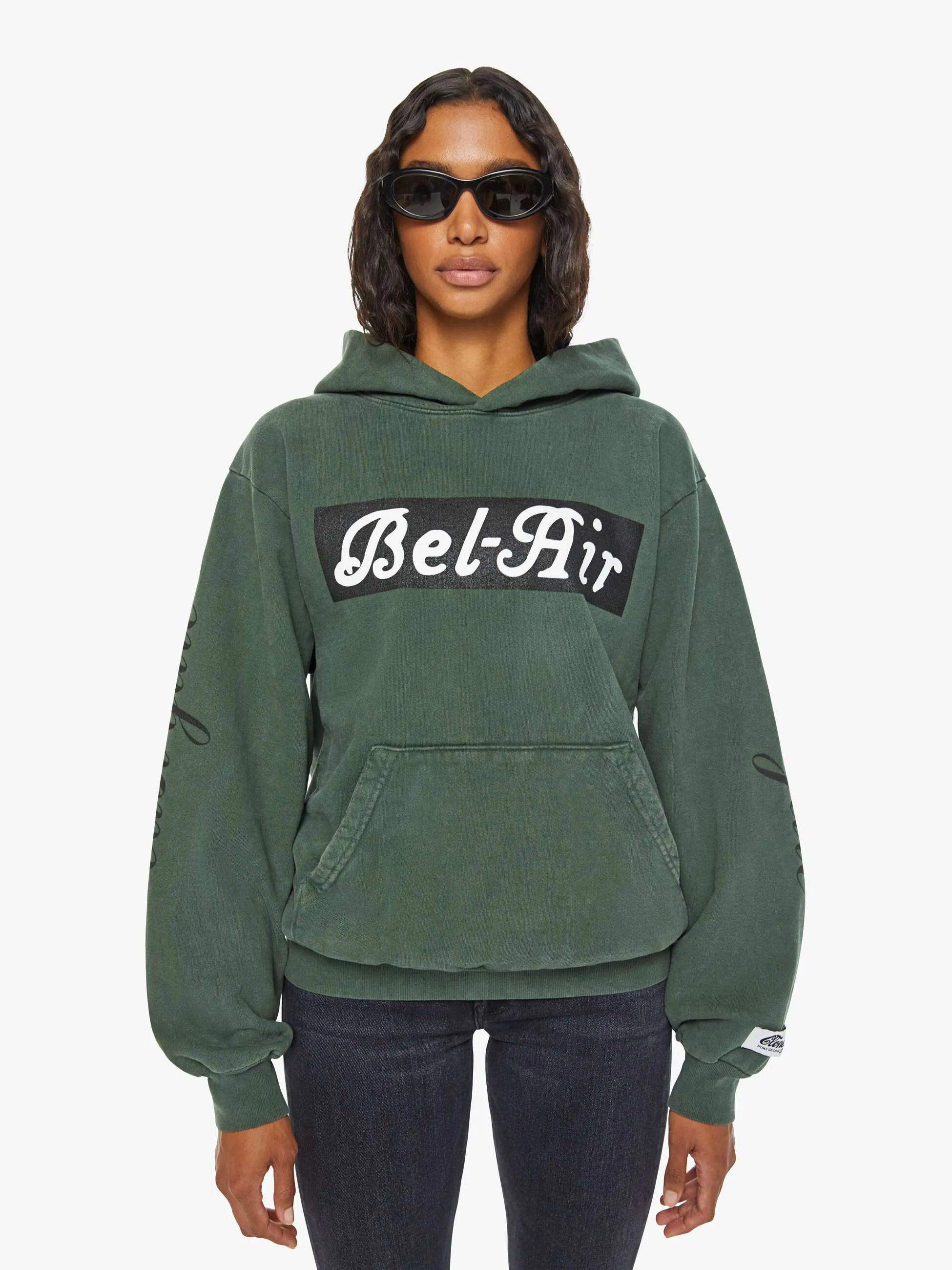 Cloney Bel-Air Pull Over Hoodie - Forest Green