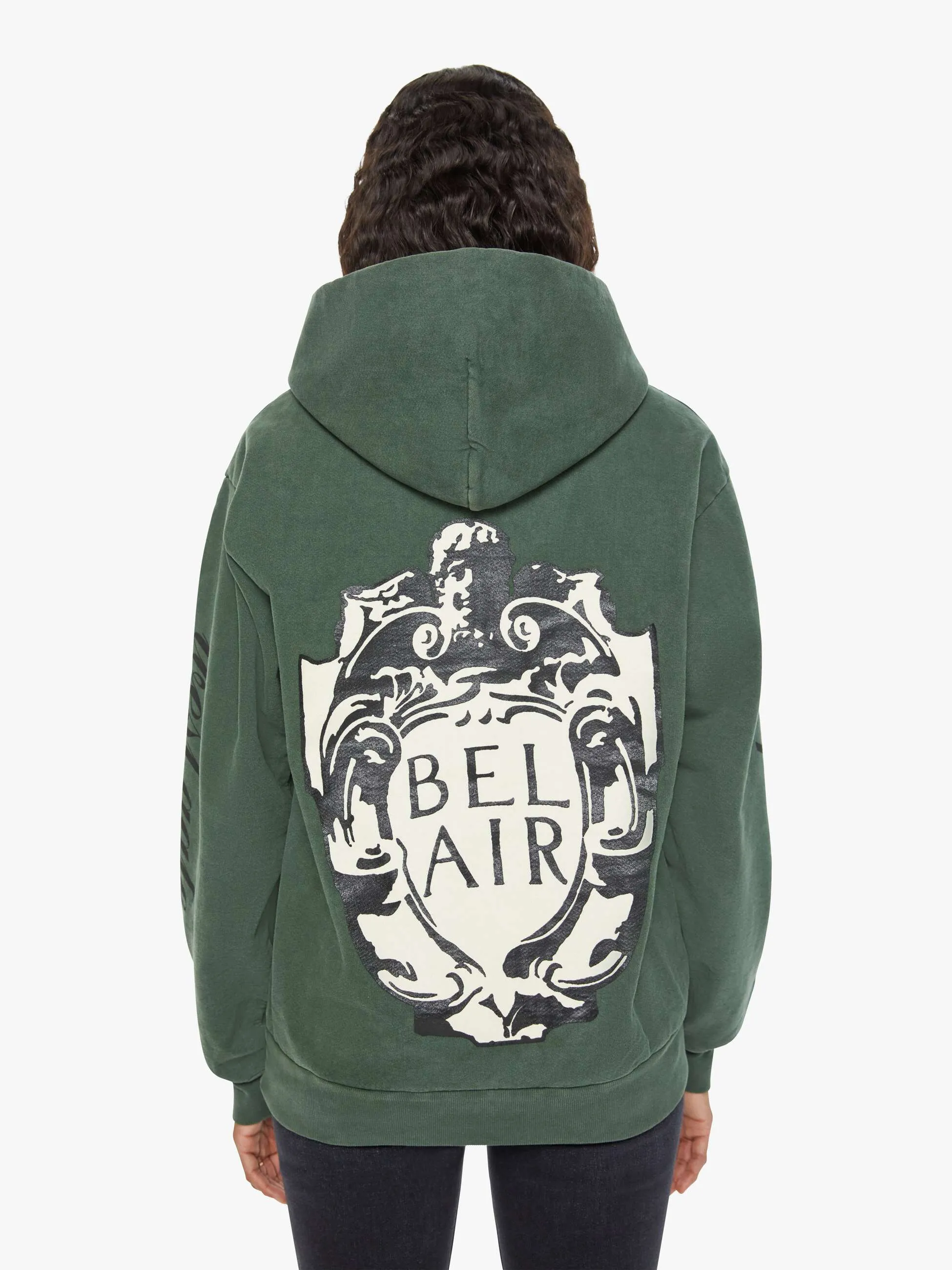 Cloney Bel-Air Pull Over Hoodie - Forest Green