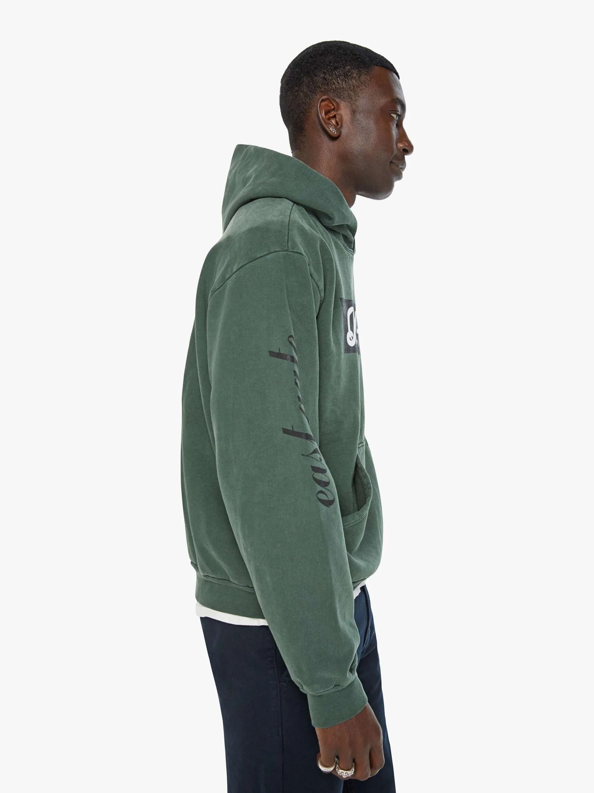 Cloney Bel-Air Pull Over Hoodie - Forest Green