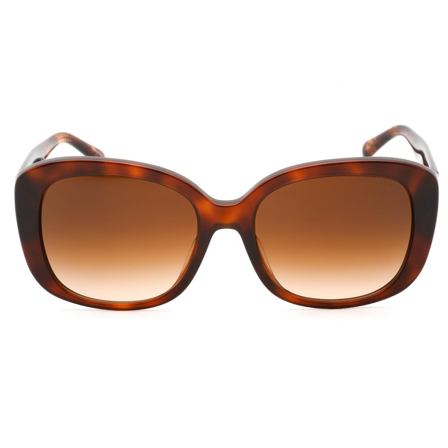 Coach 0HC8363U Sunglasses Caramel Tortoise/Brown Gradient Women's