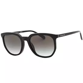 Coach 0HC8384U Sunglasses Black / Grey Gradient Women's