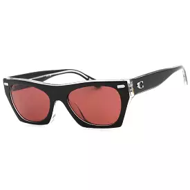 Coach 0HC8389U Sunglasses Black/Transparent / Violet Women's