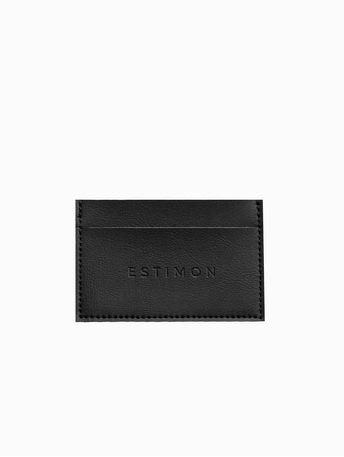 Corn Leather Vegan Cardholder | Black