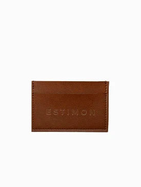 Corn Leather Vegan Cardholder | Brown