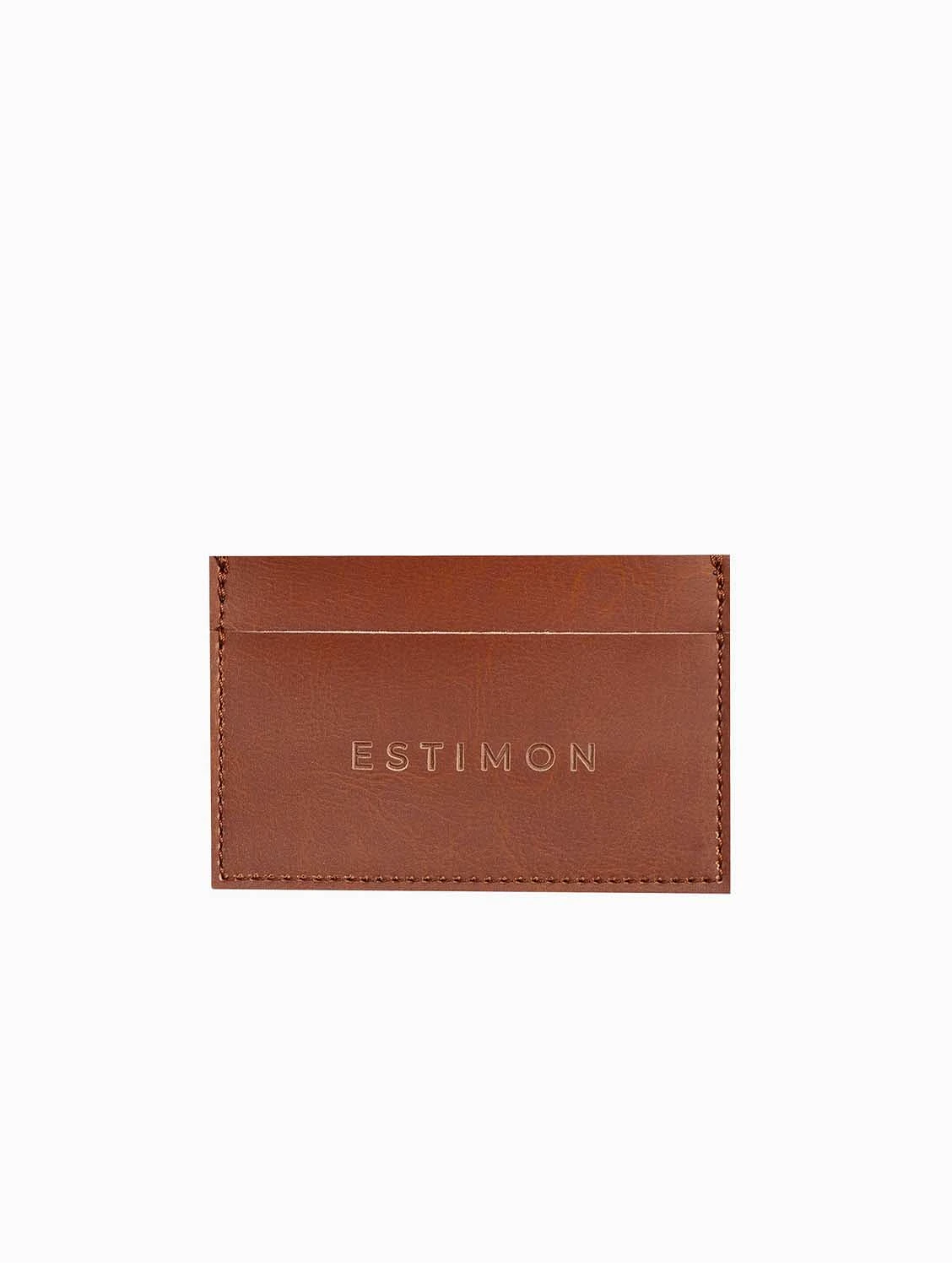 Corn Leather Vegan Cardholder | Cognac