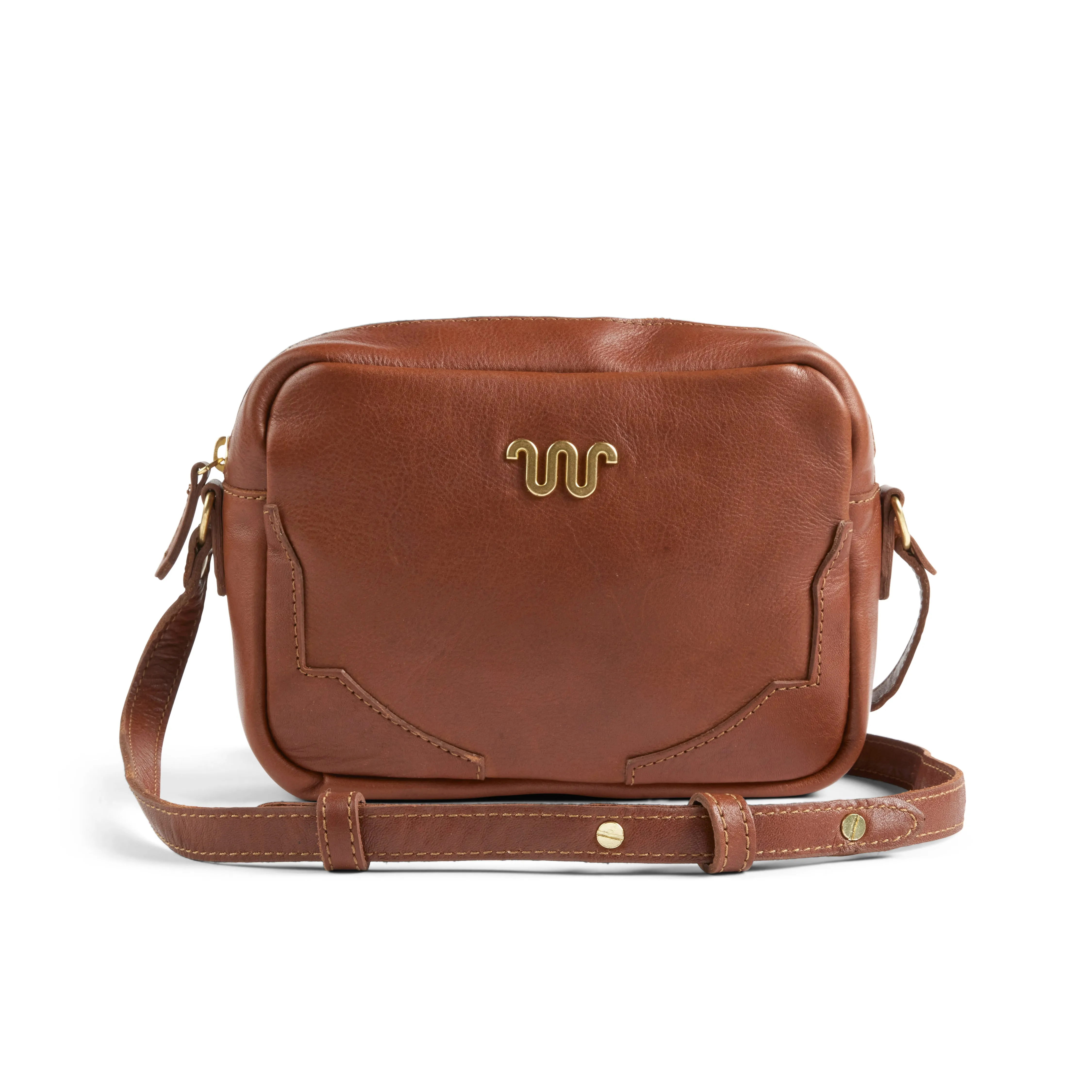 Crossbody Bag With Brass W