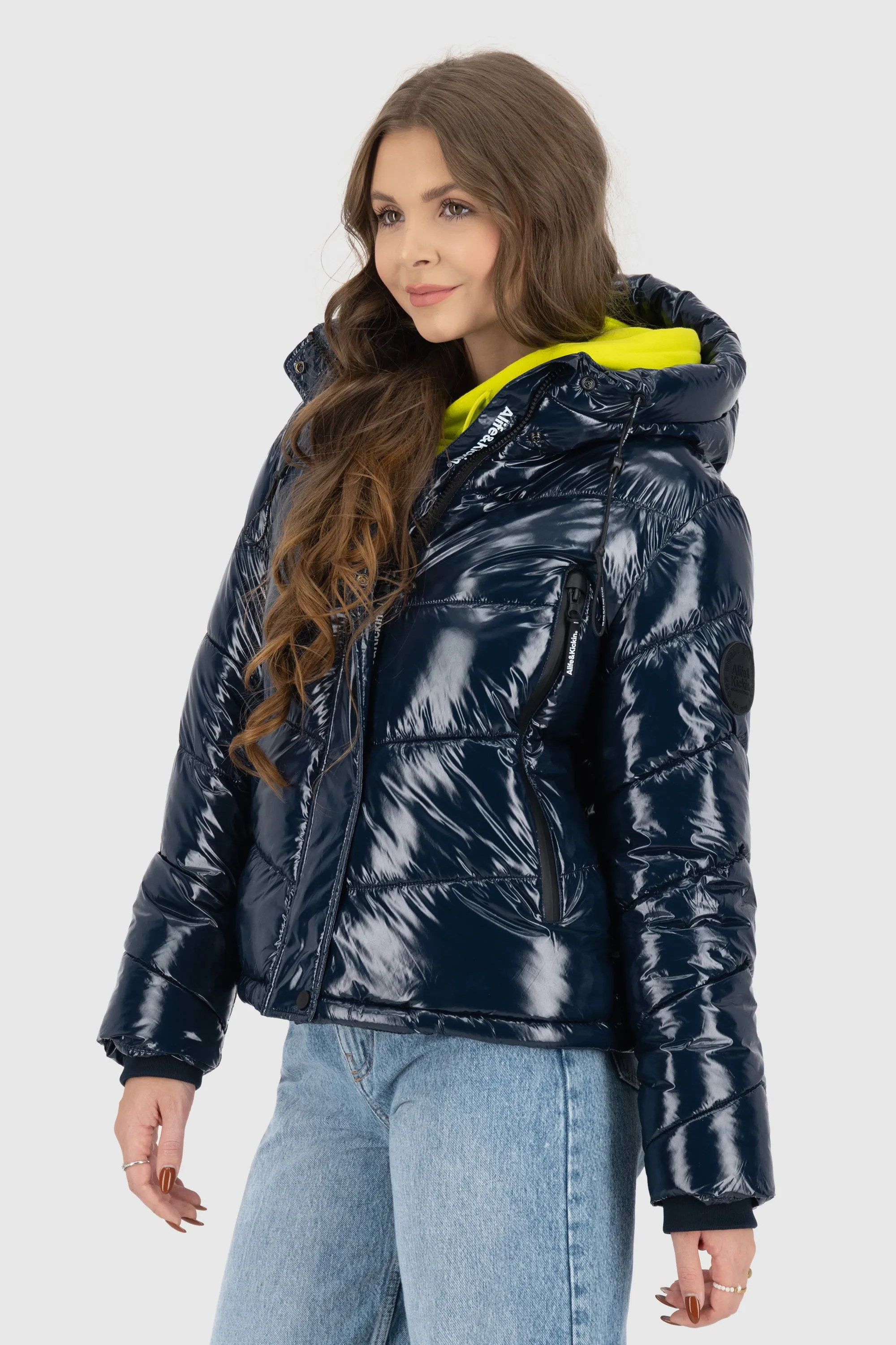 DayanyAK A Puffer Jacket Dunkelblau