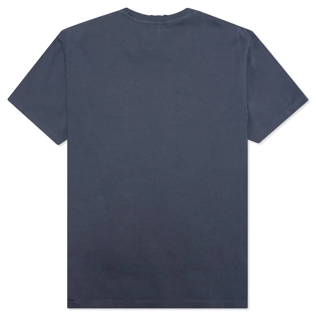 Dept Logo Handpainted Tee - Navy