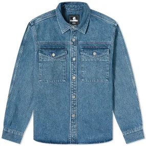 Edwin Valter Denim ShirtMarble Light Stone