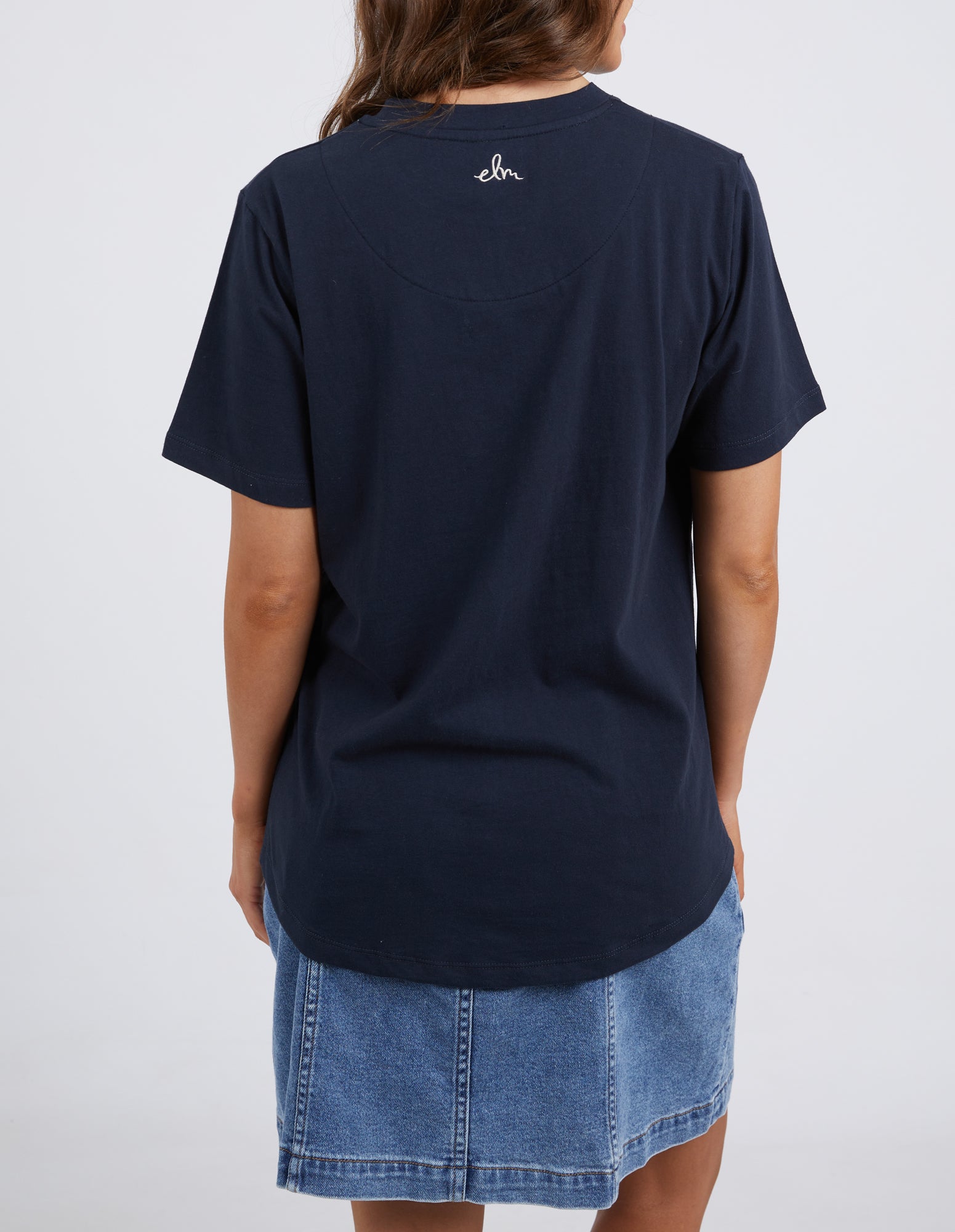 Elm Daisy Spot Tee - Navy