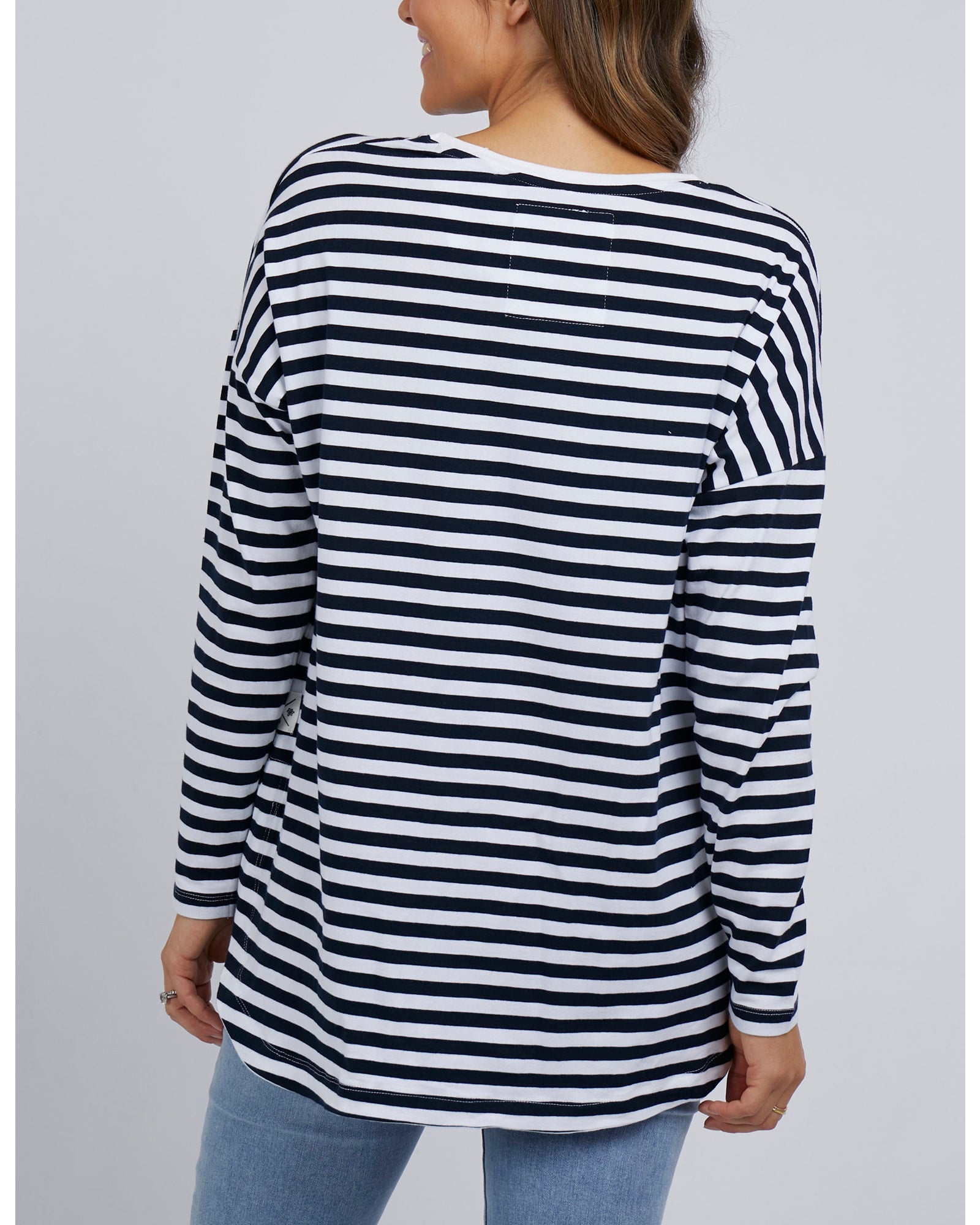 Elm - Lauren Long Sleeve Tee - Navy