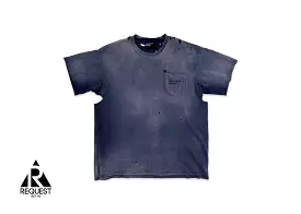 Enfants Riches Déprimes Destroyed Pocket Tee Navy