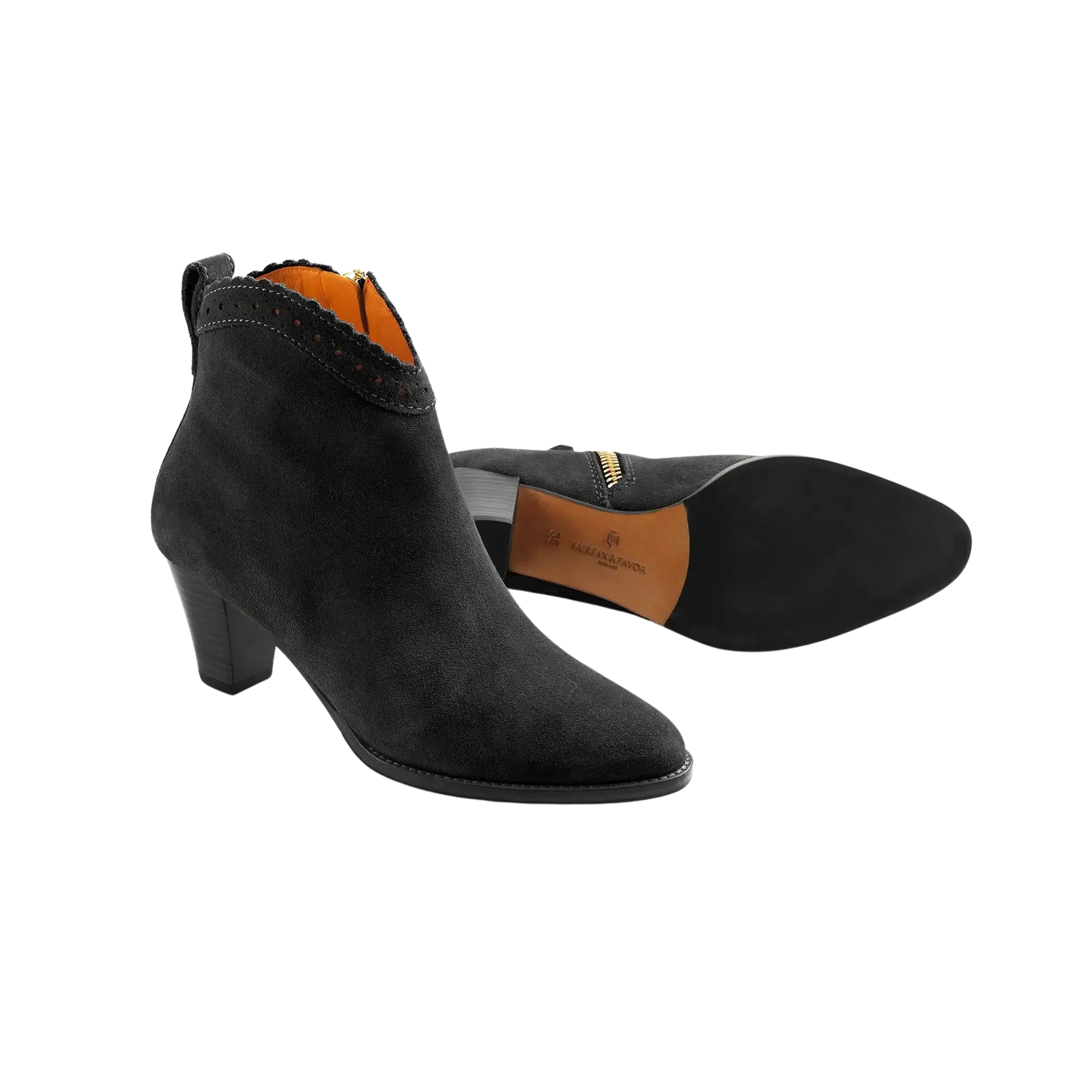 Fairfax & Favor Regina Suede Ankle Boots