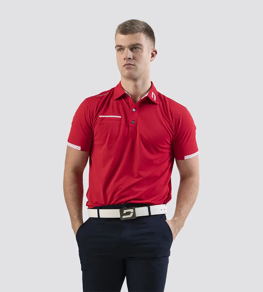 FASHION POCKET POLO - RED