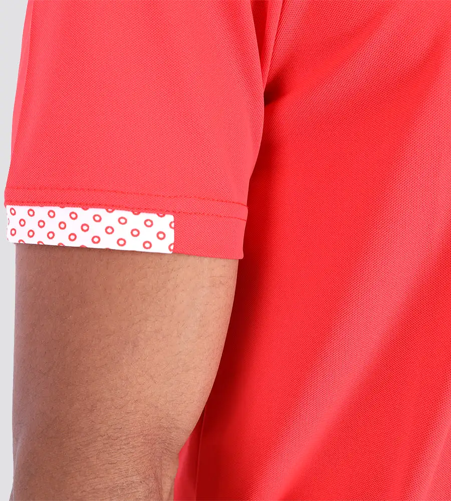 FASHION POCKET POLO - RED