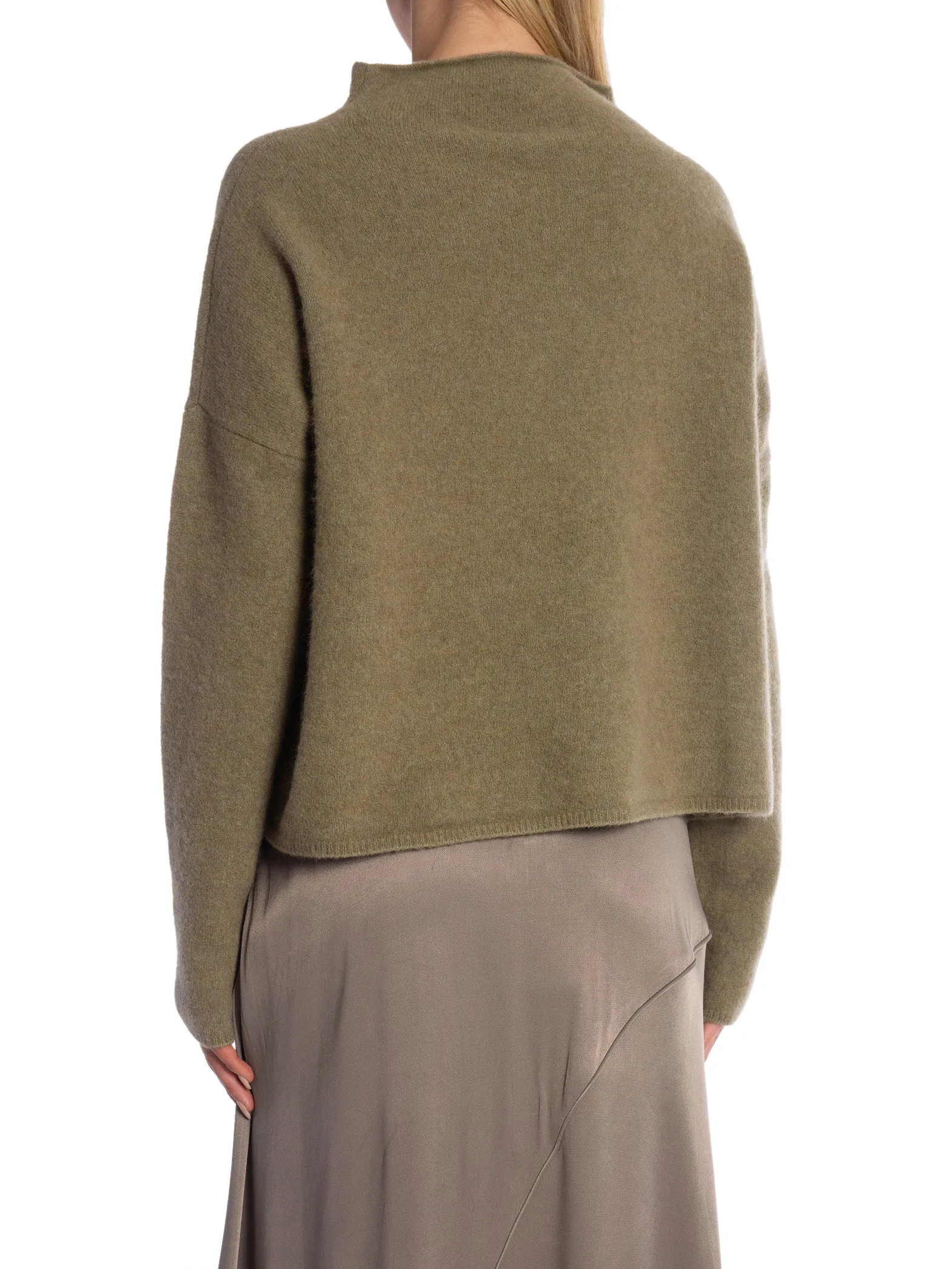 FILIPPA K SWEATER MIKA YAK FUNNELNECK FADED MOSS