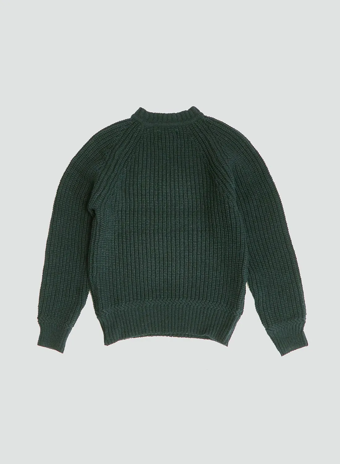 Fisherman Sweater in Conifer Green