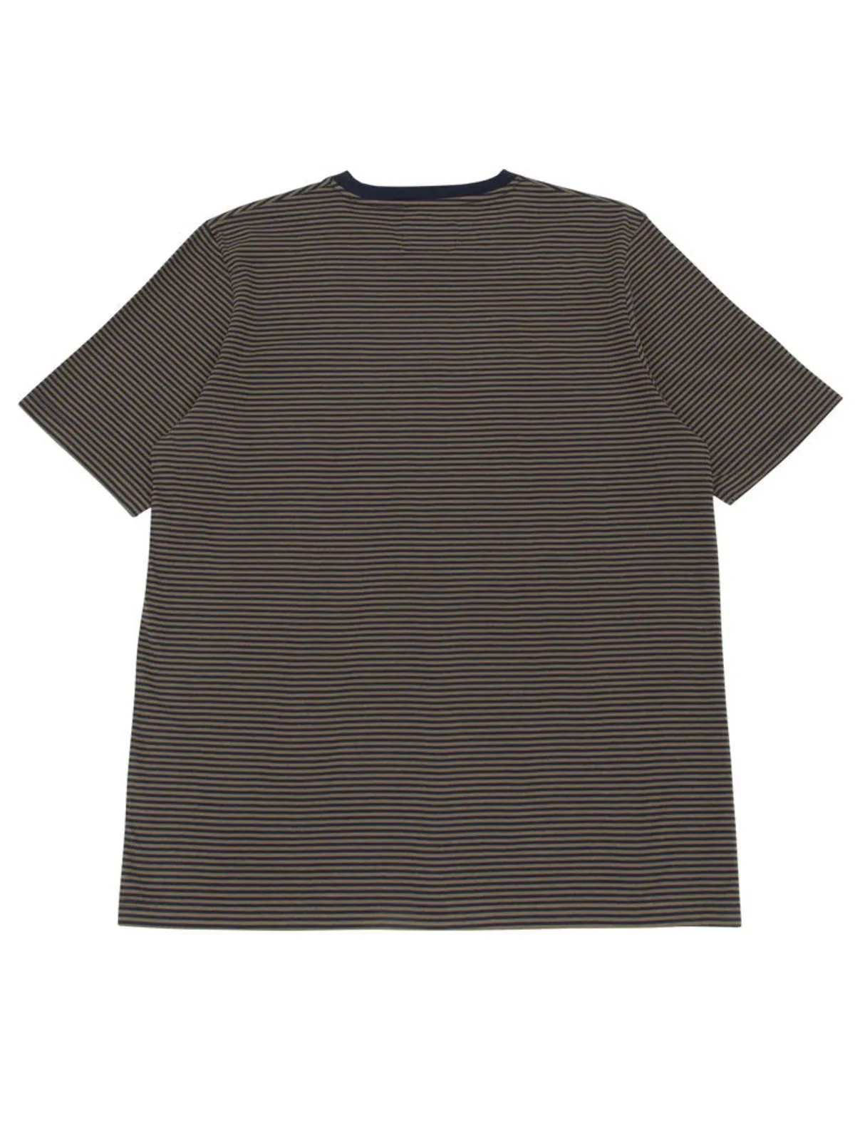 Folk 1x1 Stripe Tee - Navy/Sage