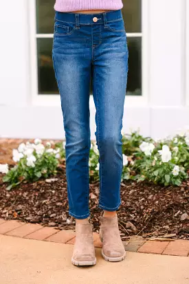 Girls: Go For It Light Wash Skinny Jeans