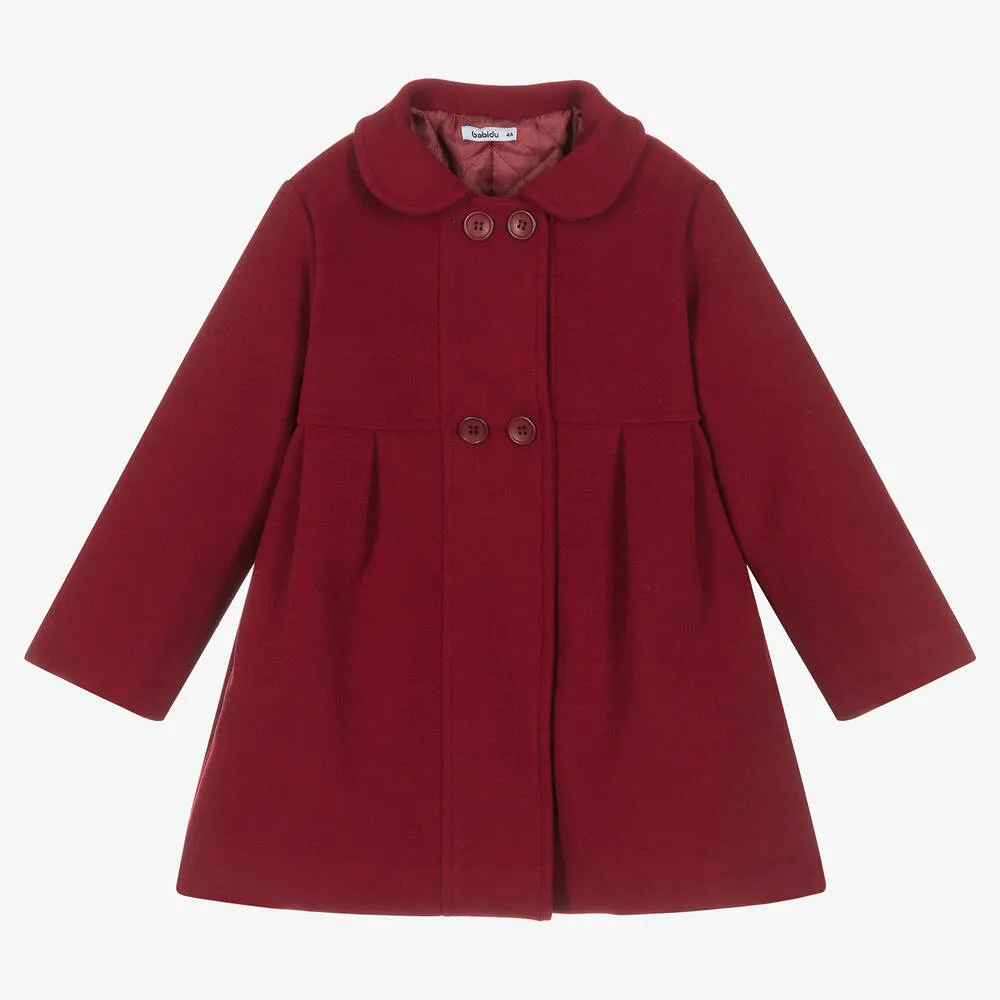 Girls Traditional Red Coat