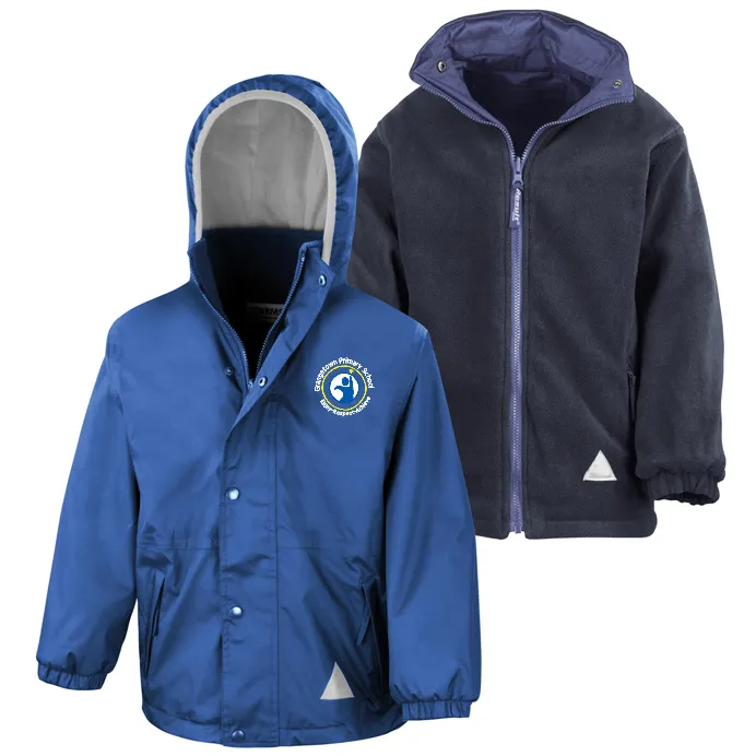 Grangetown Primary School Royal Blue Waterproof Coat