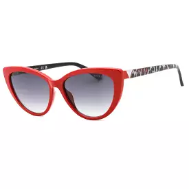 Guess GU5211 Sunglasses shiny red / gradient smoke Women's