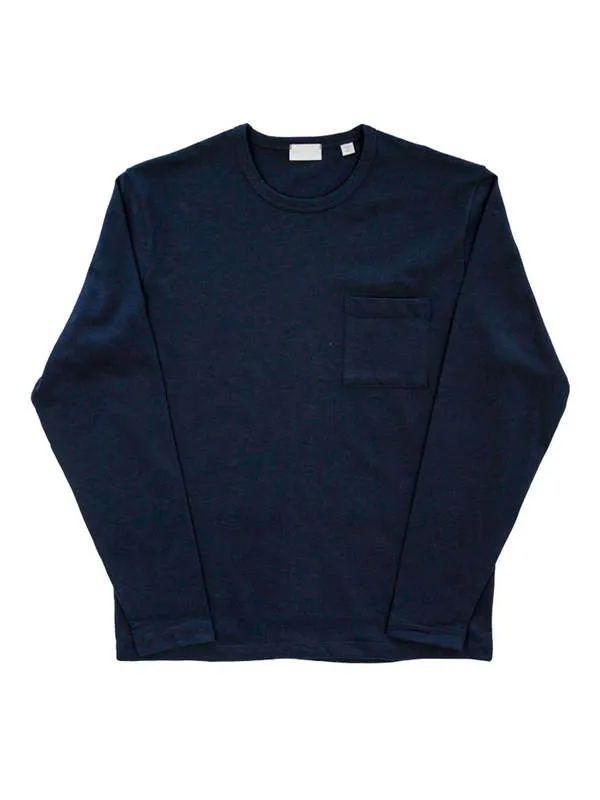 Heavyweight L/S Tee - Dark Navy