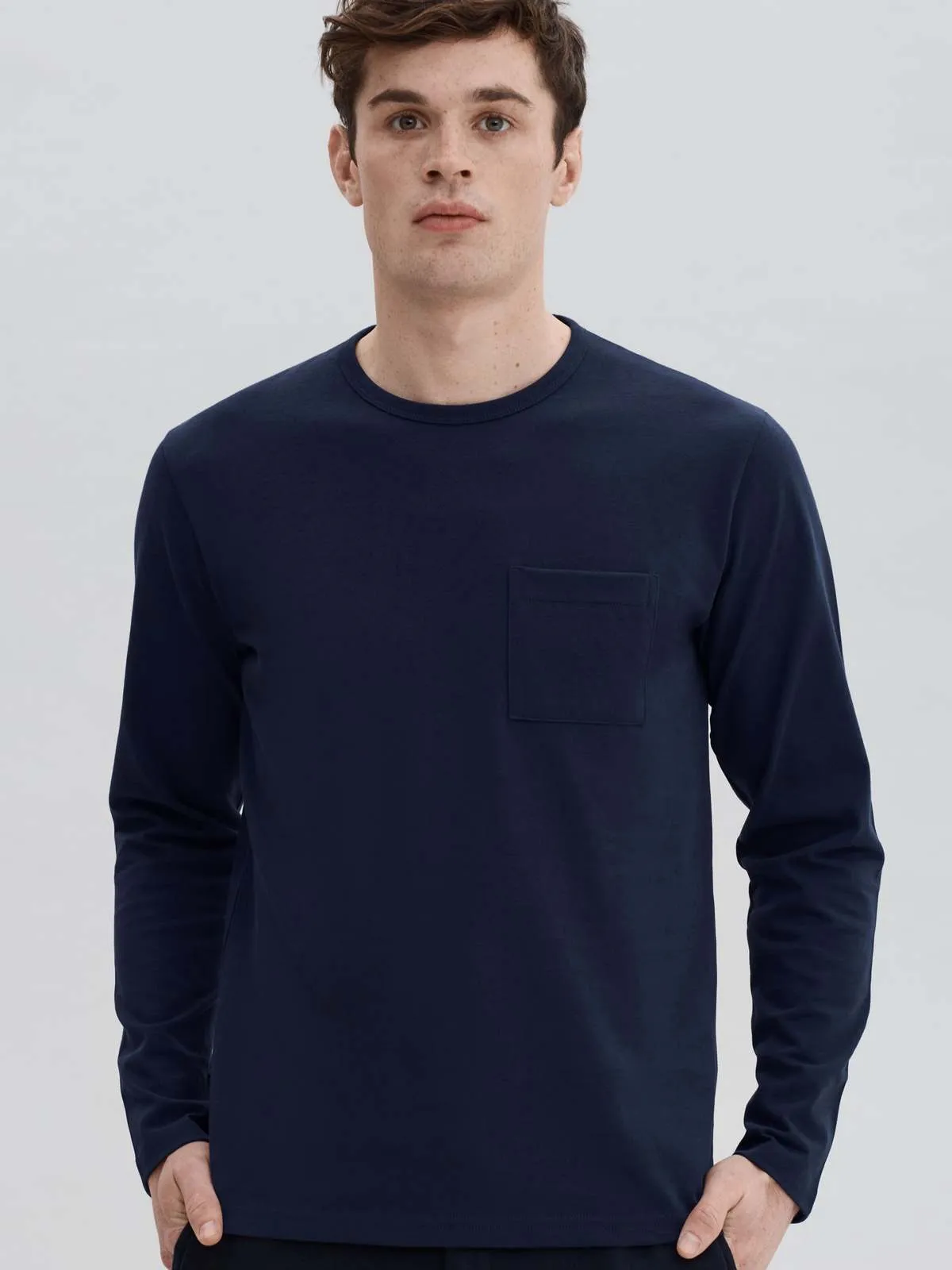 Heavyweight L/S Tee - Dark Navy