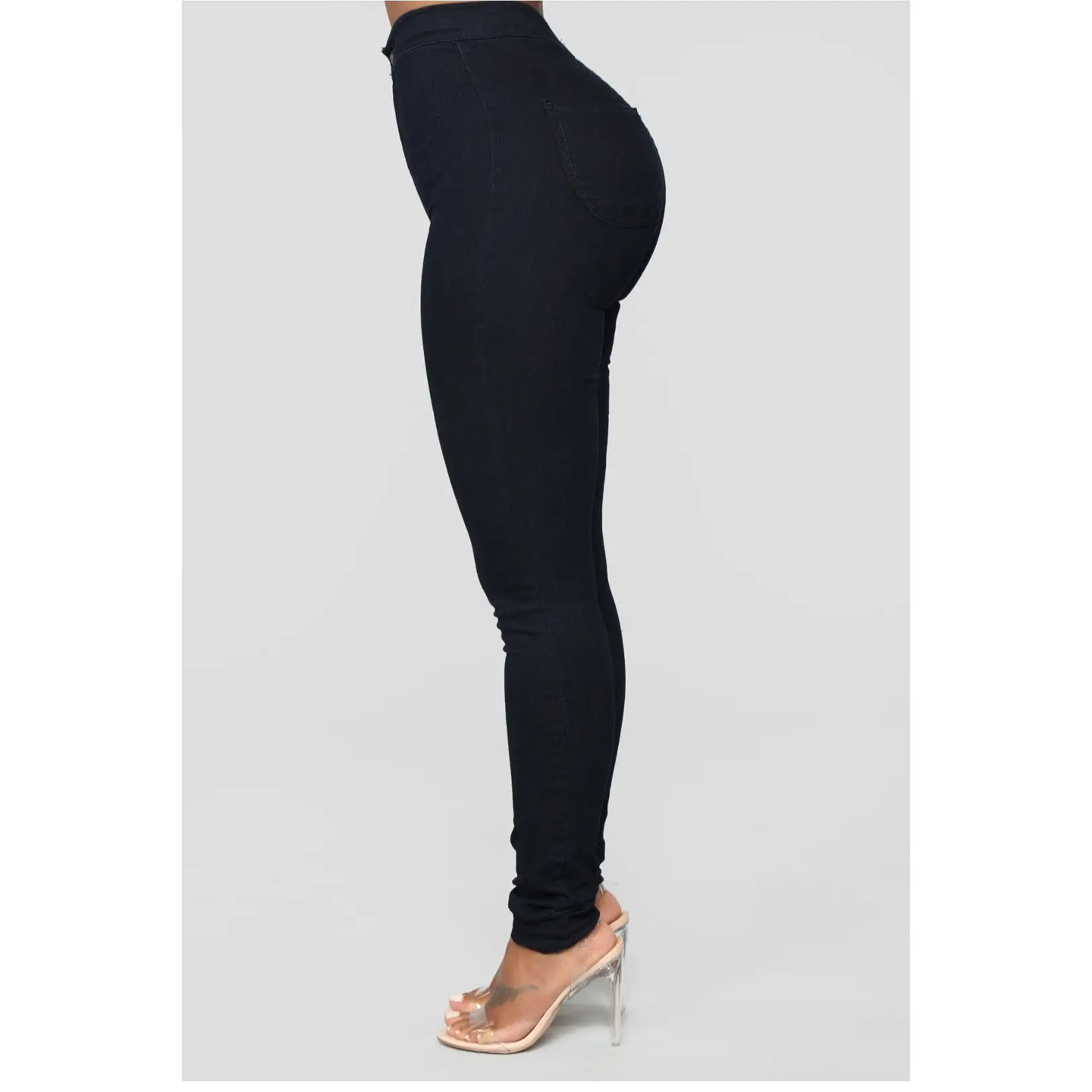 High Waisted Black skinny Jeans