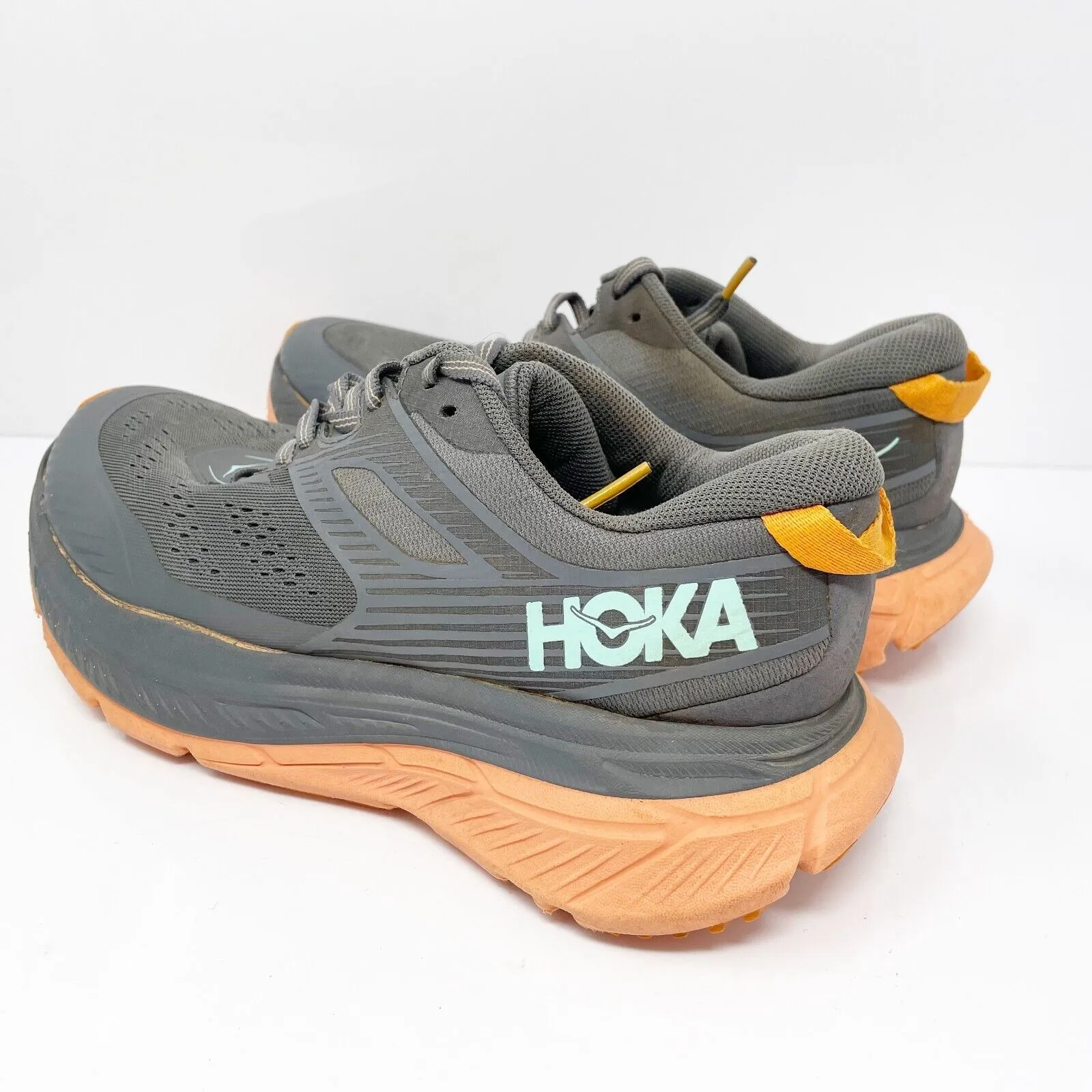 Hoka One One Womens Stinson ATR 6 1110507 CCNT Gray Running Shoes Sneakers Sz 8