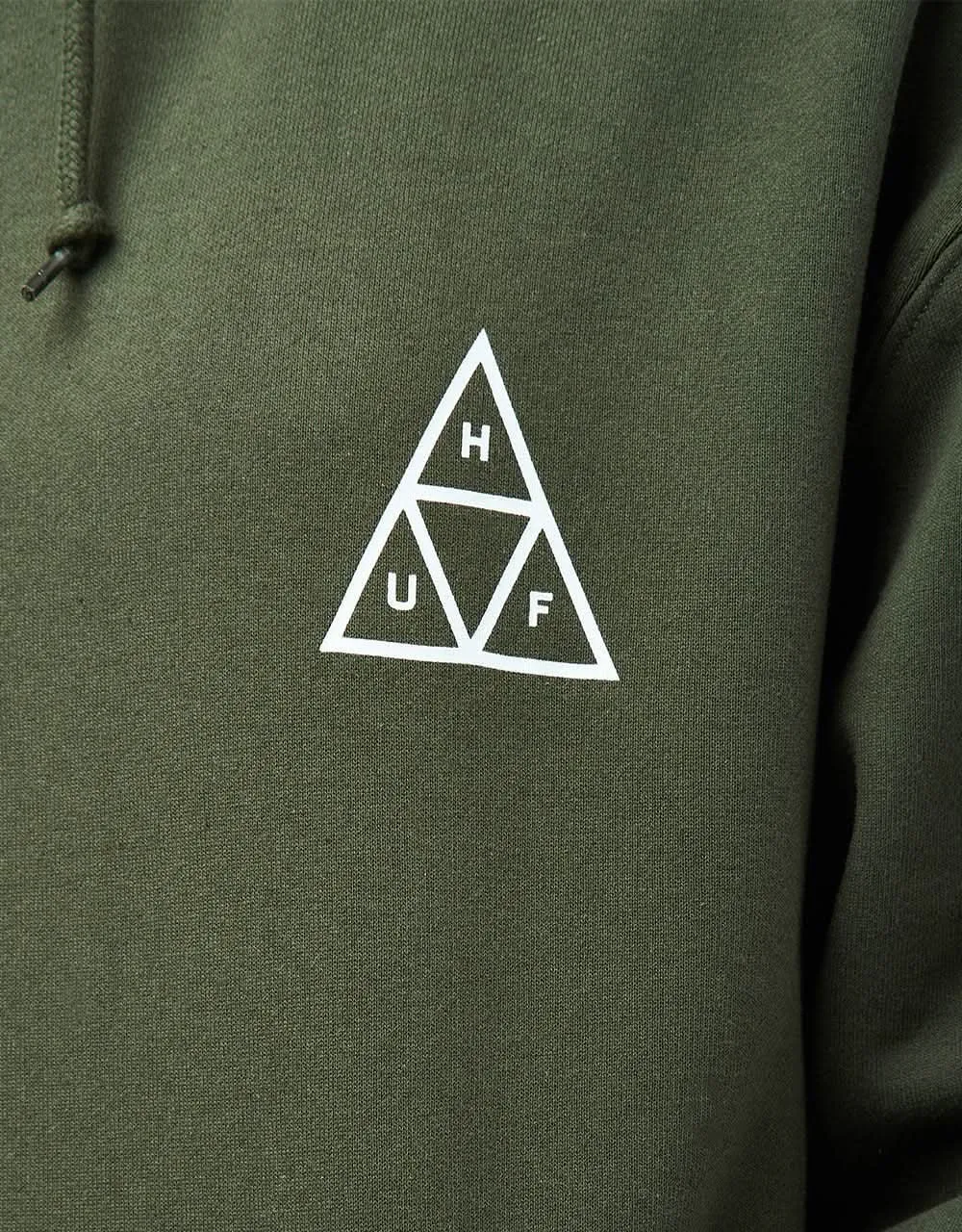 HUF Set Triple Triangle Pullover Hoodie - Hunter Green