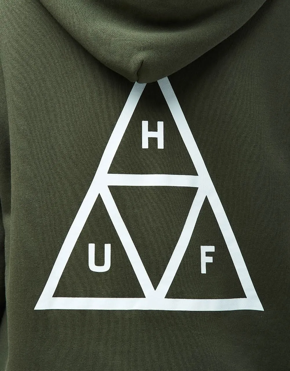 HUF Set Triple Triangle Pullover Hoodie - Hunter Green