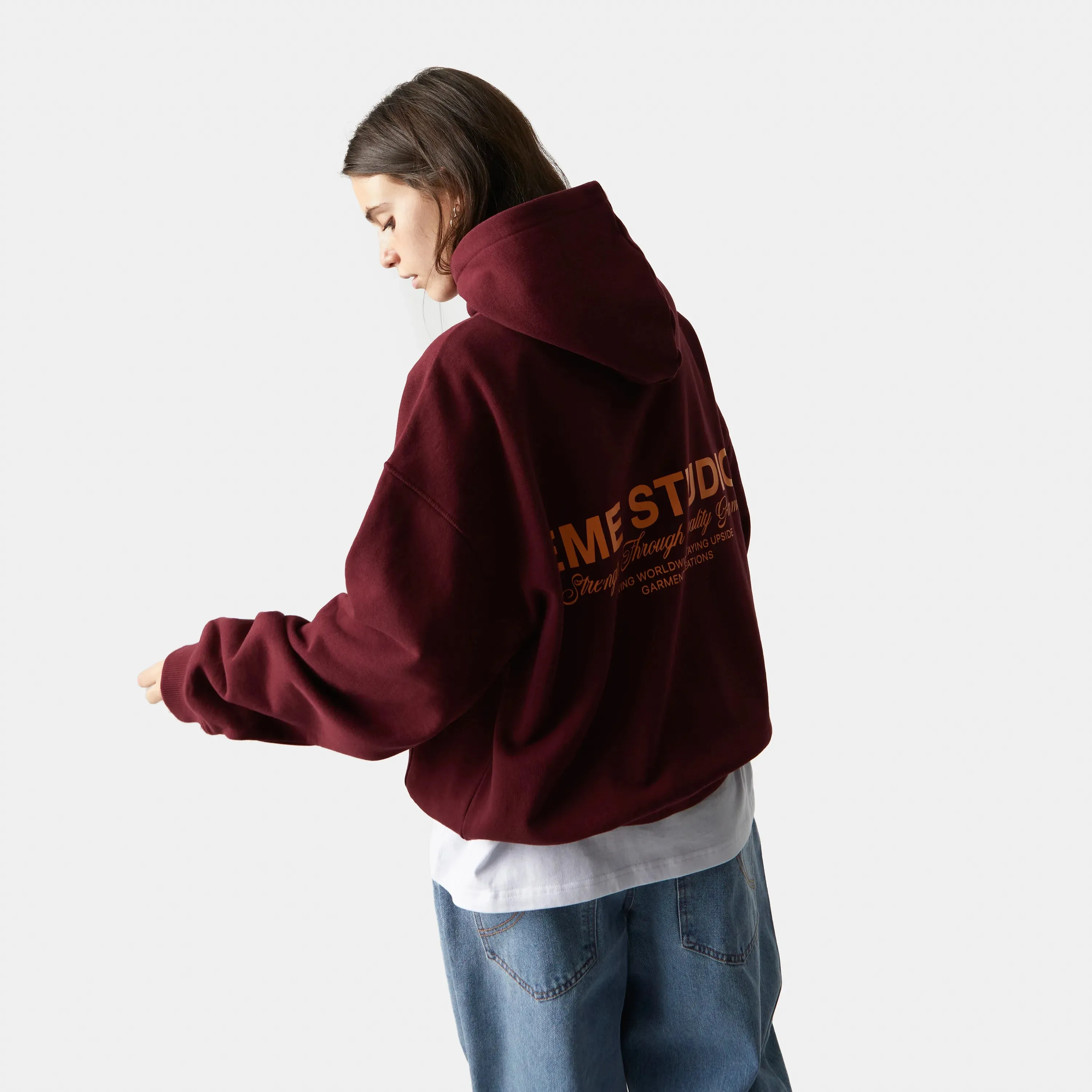 Iconic Tawny Oversized Hoodie