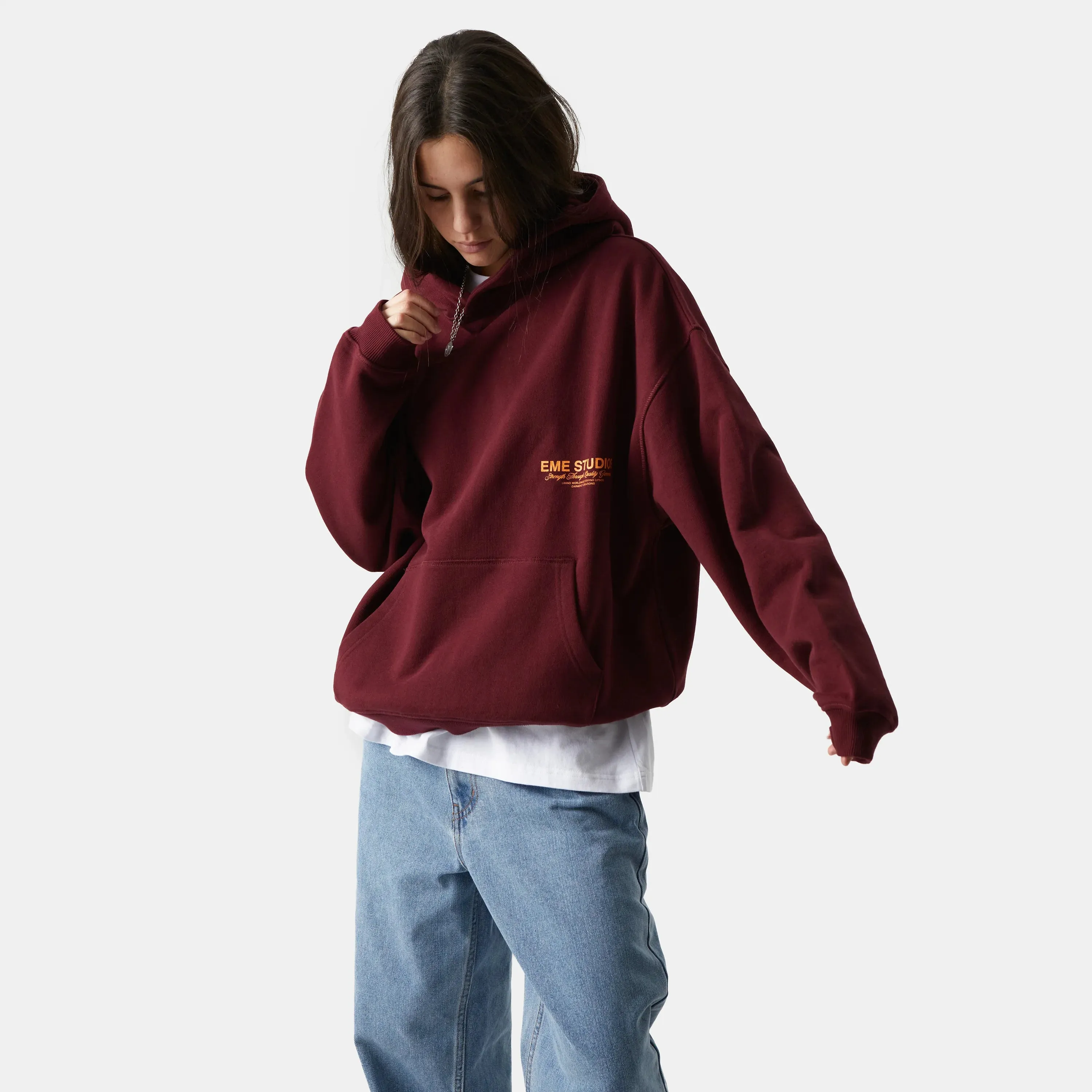 Iconic Tawny Oversized Hoodie